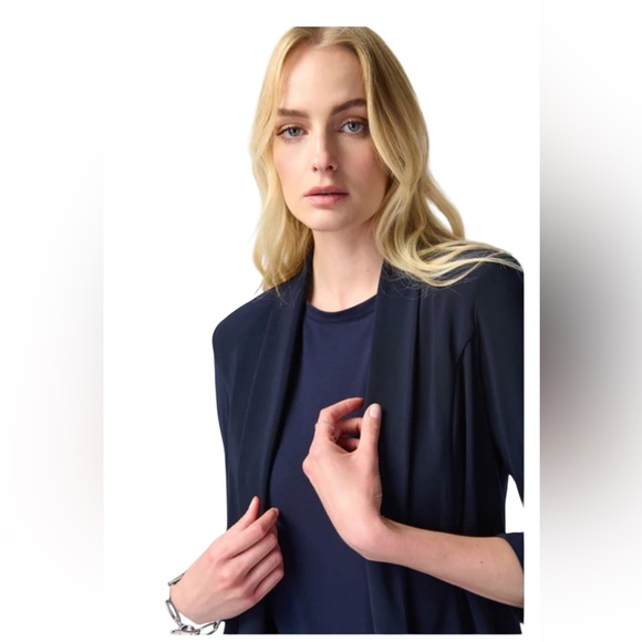 ⚡️ Joseph Ribkoff Navy Blue size 16 shawl - Picture 2 of 12